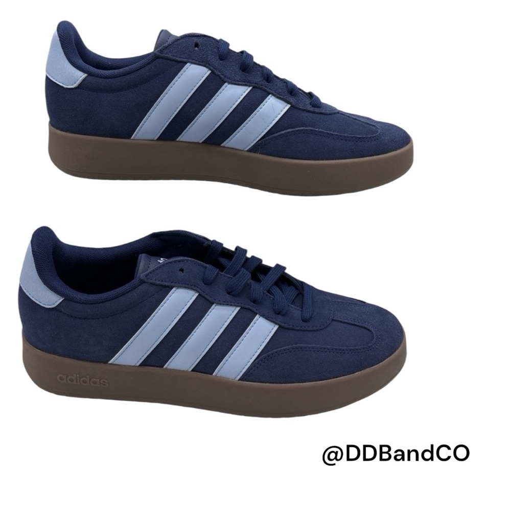 Adidas Barreda Shoes - Dark Blue/Glow Blue/Gum